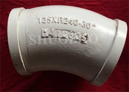 Concrete Casting Elbow Boom Wear Resistant Bend Pipe R240 30°