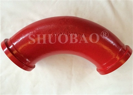 Concrete Casting Elbowboom Wear Resistant Bend Pipedn125 R275 90°