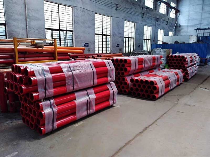 stationary pump pipe