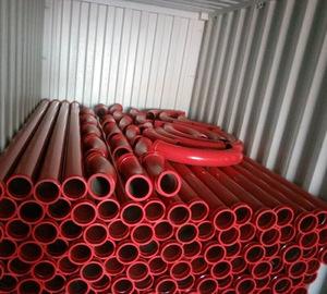  concrete pump boom pipe and concrete pump reducer pipe